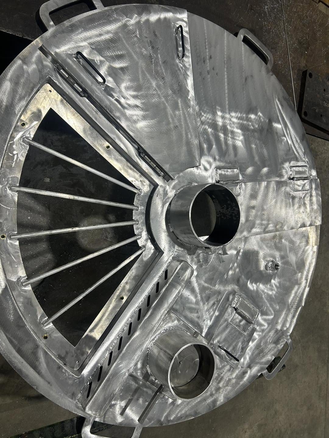 Custom-engineered paint pot lid fabricated by PH